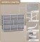 Sorbus Dresser with 8 Drawers - Chest Organizer Unit with Steel Frame Wood Top & Handle Easy Pull Fabric Bins for Clothes - Wide Storage Furniture for Bedroom, Hallway, Living Room, Nursery & Closet